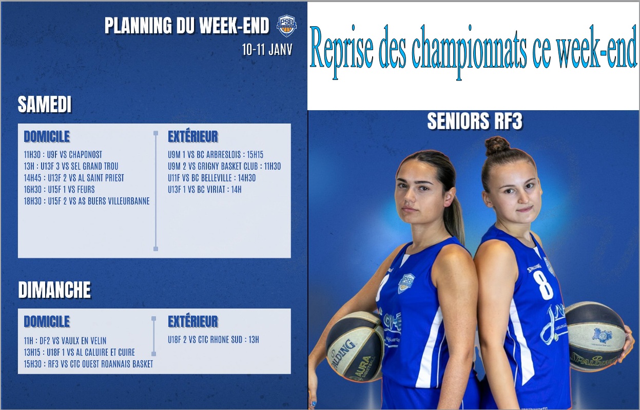 Programme des 10 et 11 janvier