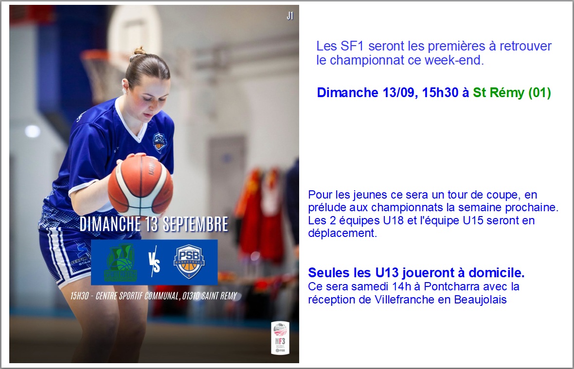 Ouverture du championnat NF3, les jeunes en coupe.